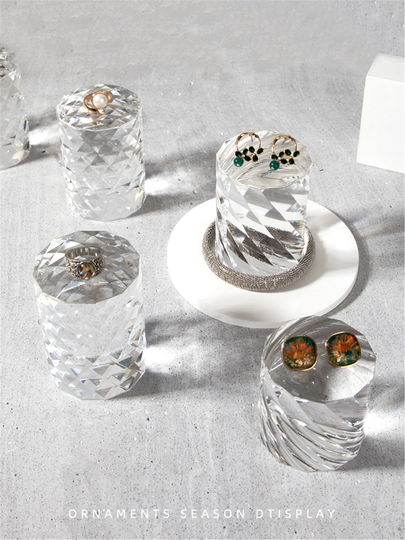 Clear Acrylic Jewelry Display Set, Stand, Organizer, Ring Earring Display, Holder