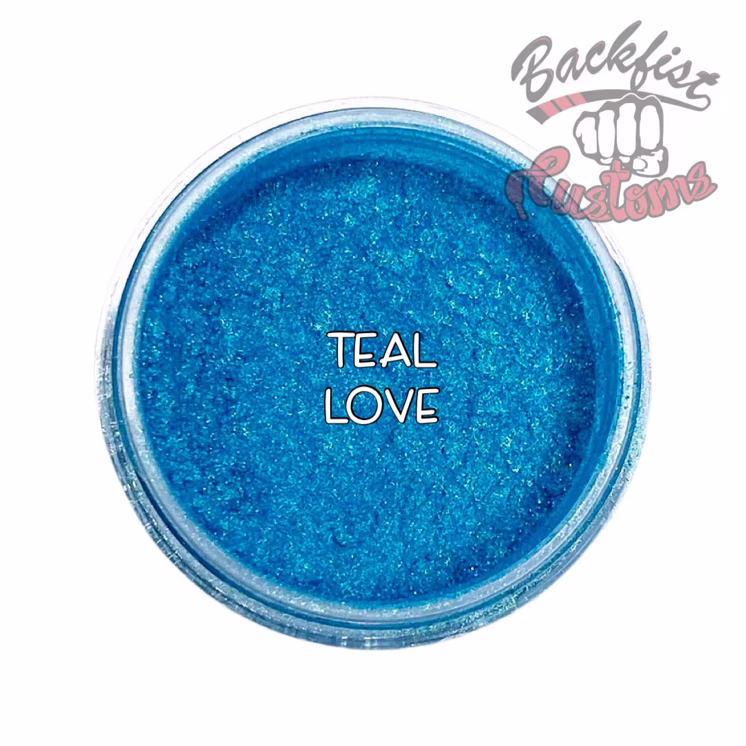 Teal Love Mica Powder || 5 Gram By Weight