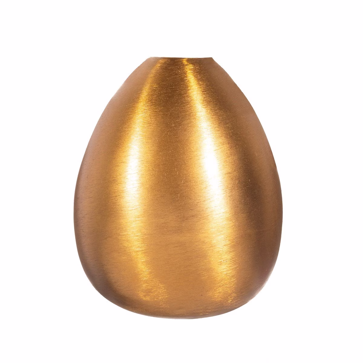 Whyshare Matte Finish Metal Vase 15cm