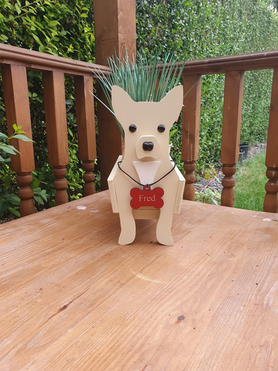 Chihuahua Pet Planter, Dog Birthday Gift