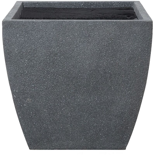 Modern Grey Clay Flower Pot Weather Resistant 53x53x51 cm Oricos - Grey