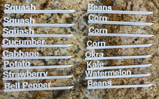 Garden Labels For Plants Or Any Other Veggies Herbs