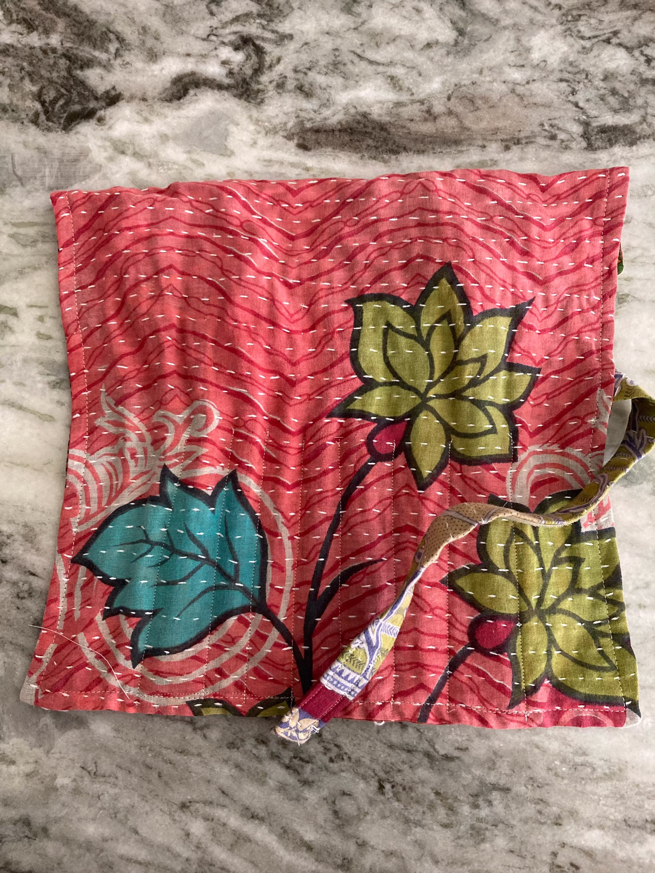 Organizer Vintage Kantha Bohemian Makeup & Art Brush Holder