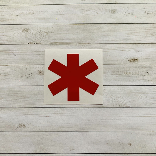 star Of Life Decal | Ems Medical Symbol Nurse Doctor Hospital Medicine