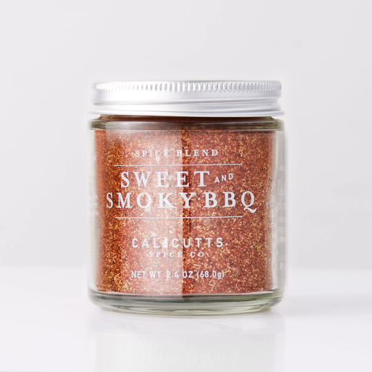 Sweet & Smokey Bbq - Handcrafted Spice Blend 2.4 Ounces in Glass Jar, Preservative & Gluten-Free