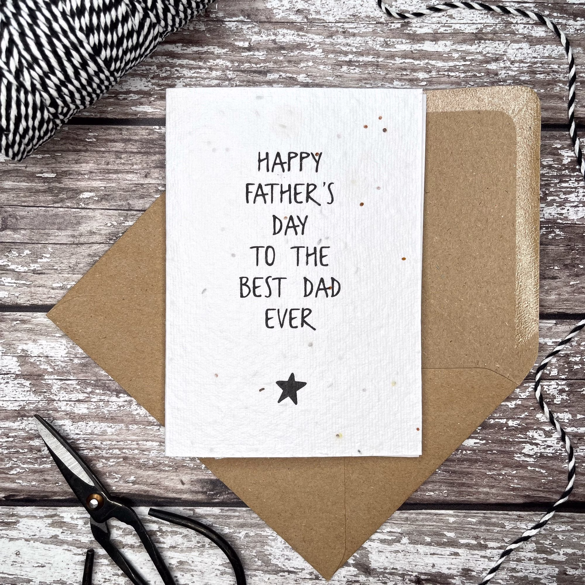 Seed Father's Day Card, Best Dad Ever Card