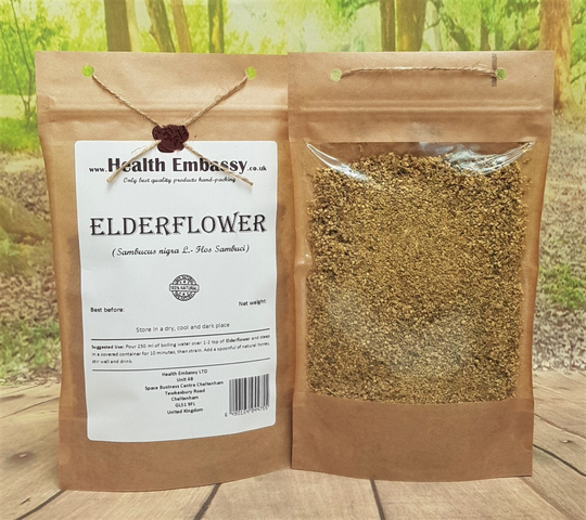 Elderflower | Sambucus Nigra L. Health Embassy | Loose Herbal Tea
