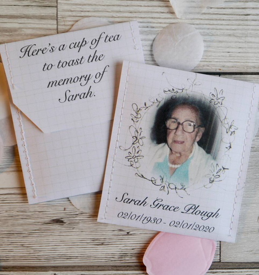 Memorial Tea: Personalised Tea In Memory Of A Loved One
