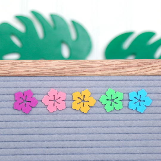 Happy Hibiscus By Candy Letters Summer Flower & Luau Decorations Letter Board Icons Letterboard Accessories