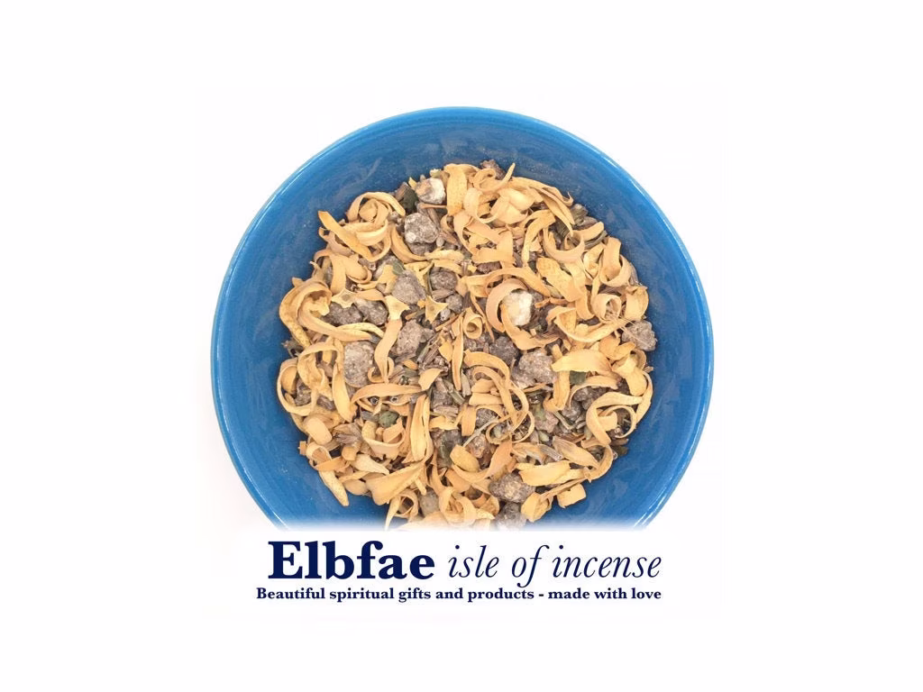 Calming Powerful Incense, Sacred Setting, Ritually Blended, Shamanic & Witchy Purposes, 100Ml Loose Mix. 1x ~ Handmade By Elbfae New