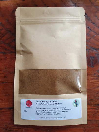 Himalayan Rhubarb Plant Dye Powder | Rheum Emodi - 100% Natural