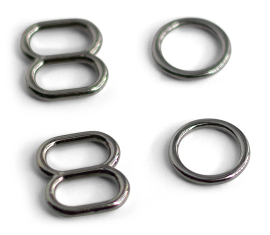 50 Pcs Swimwear Strap Adjusters | Silver Chlorine & Salt Water Safe