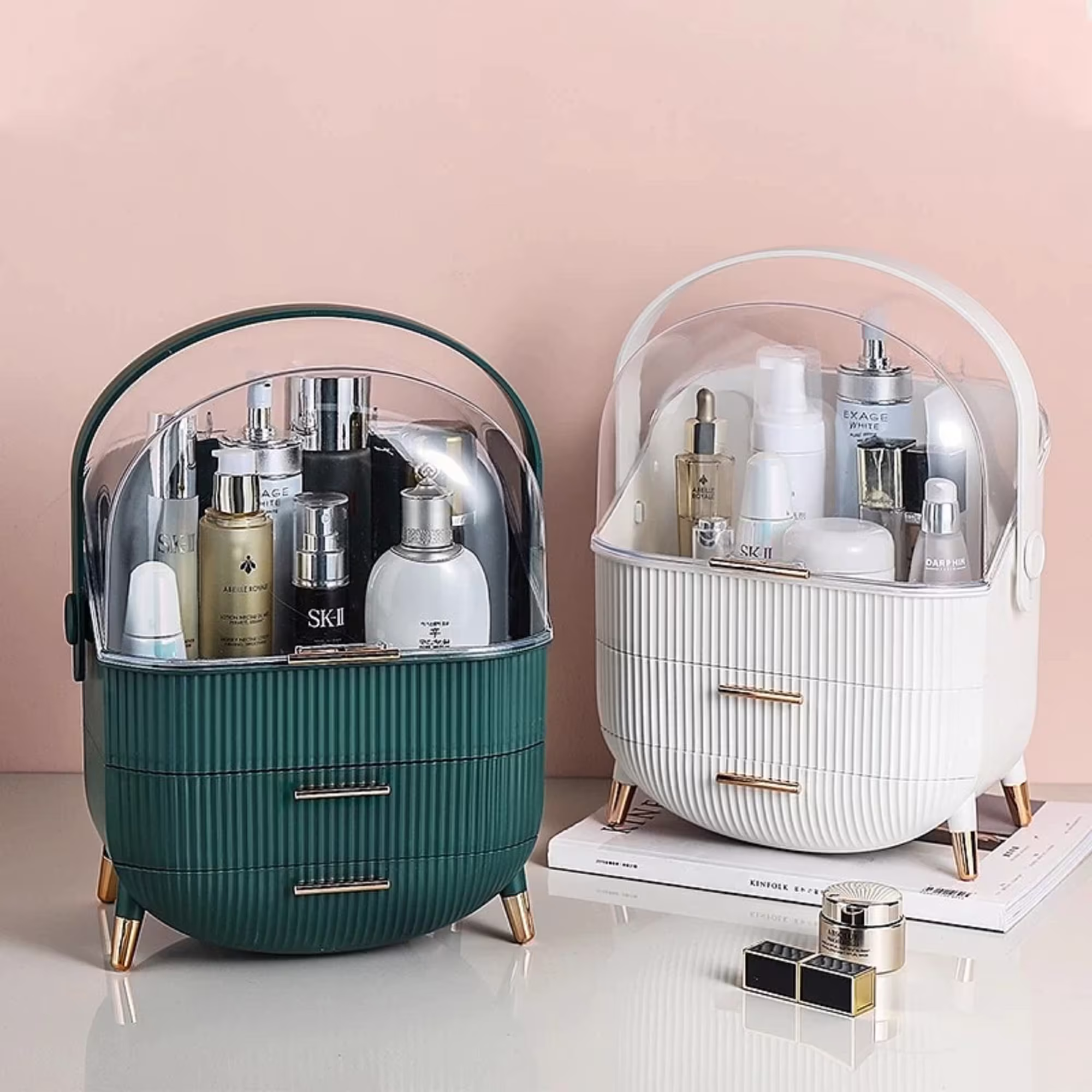 Makeup Organizer , Cosmetics Storage Box Beauty Skin Care Drawer