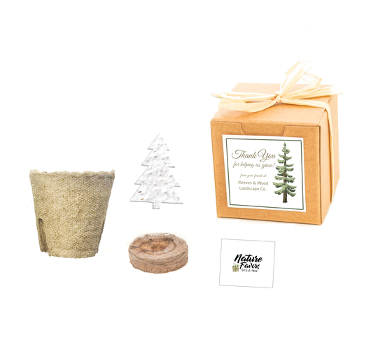 Gifts To Grow™ Small, Sustainable Thank You Gifts For Clients, Gift-Ready Holiday Party Favor, Biodegradable, Earth Friendly Tree Seed Gift