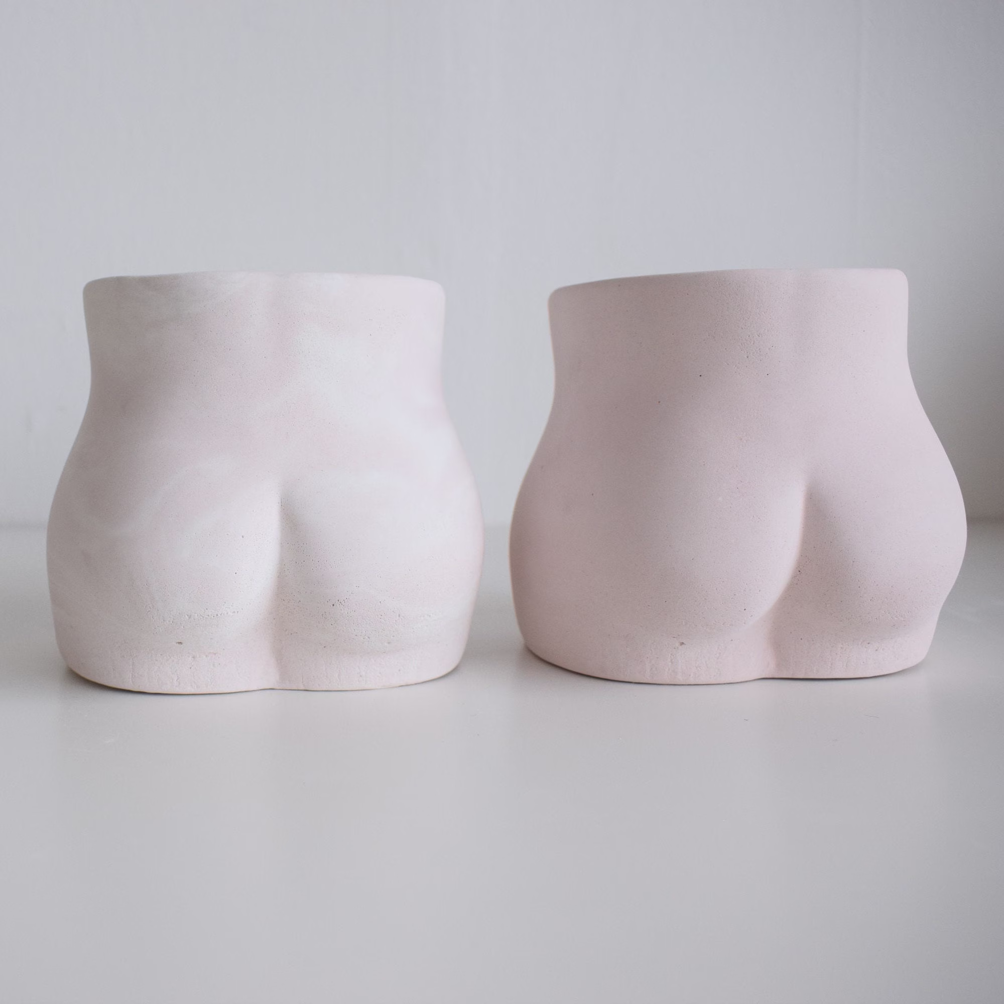 Concrete Bum Vase | Planter Housewarming Gift Marble Decor Home