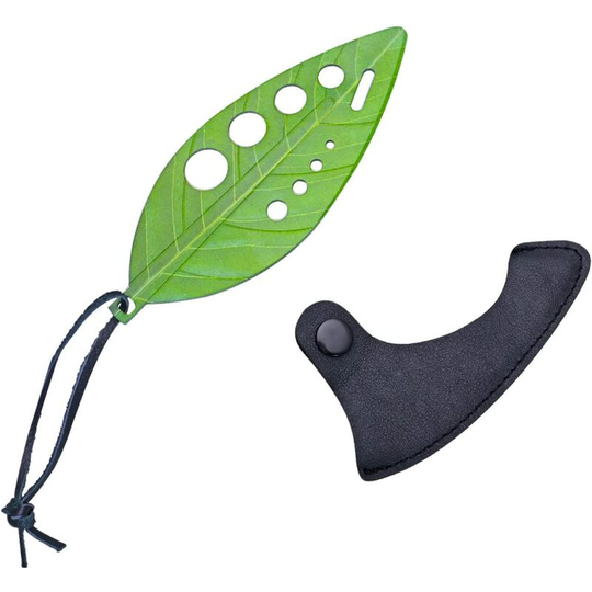 1 Pcs 9 Holes Stainless Steel Kitchen Herb Leaf Stripping Tool, Metal Herb Peeler with pp Protective