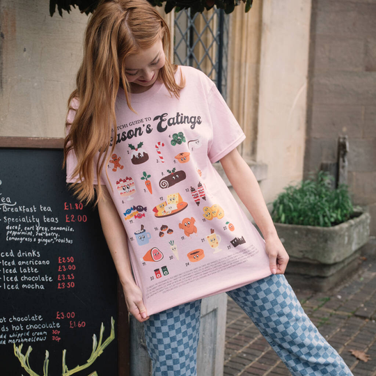 Season's Eatings Women's Christmas Guide T Shirt