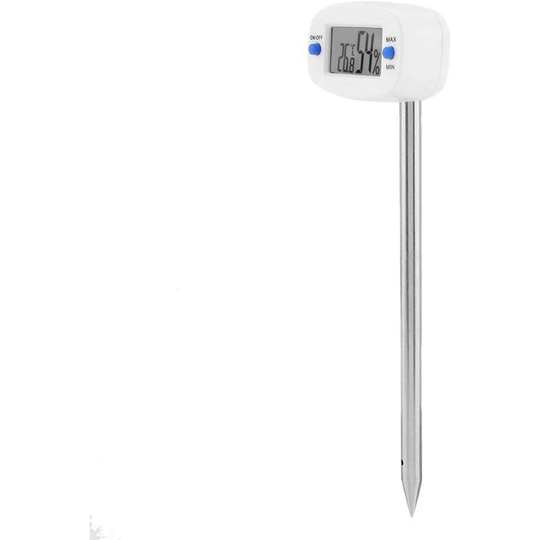 Digital Soil Hygrometer lcd Screen TA290 Temperature Moisture Tester with Probe, Electronic Soil Tester for Garden Plants