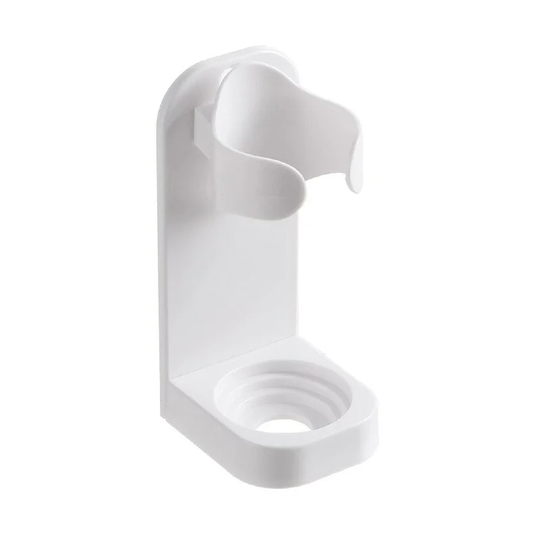 Heguyey - Electric Toothbrush Holder, Multifunctional Plastic Adhesive Toothpaste Organizer with 4 Accessory Holders for Bathroom Kitchen