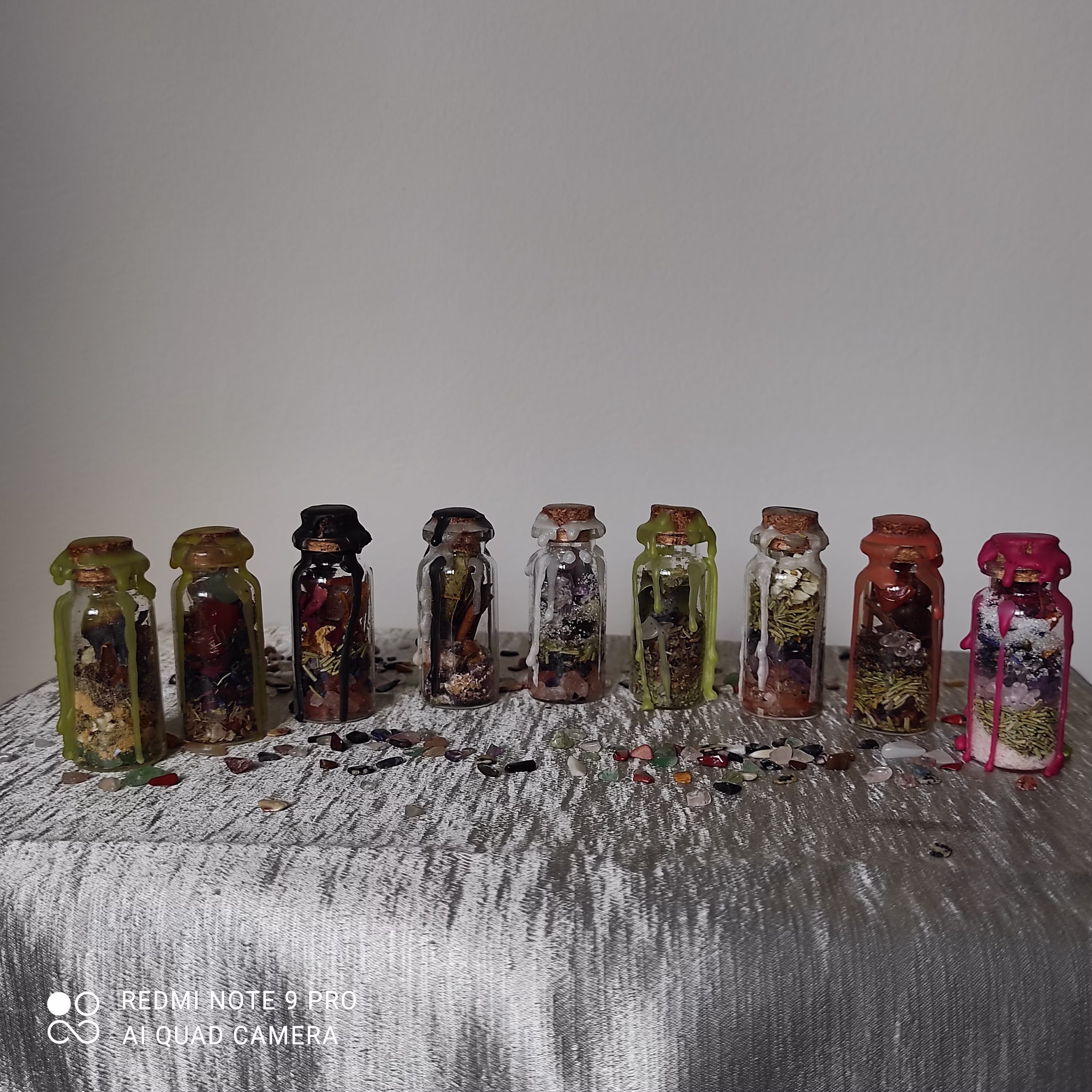 Manifestation Spell Jars, 9 Different Types Available, Jars Include Herbs, Crystals & More