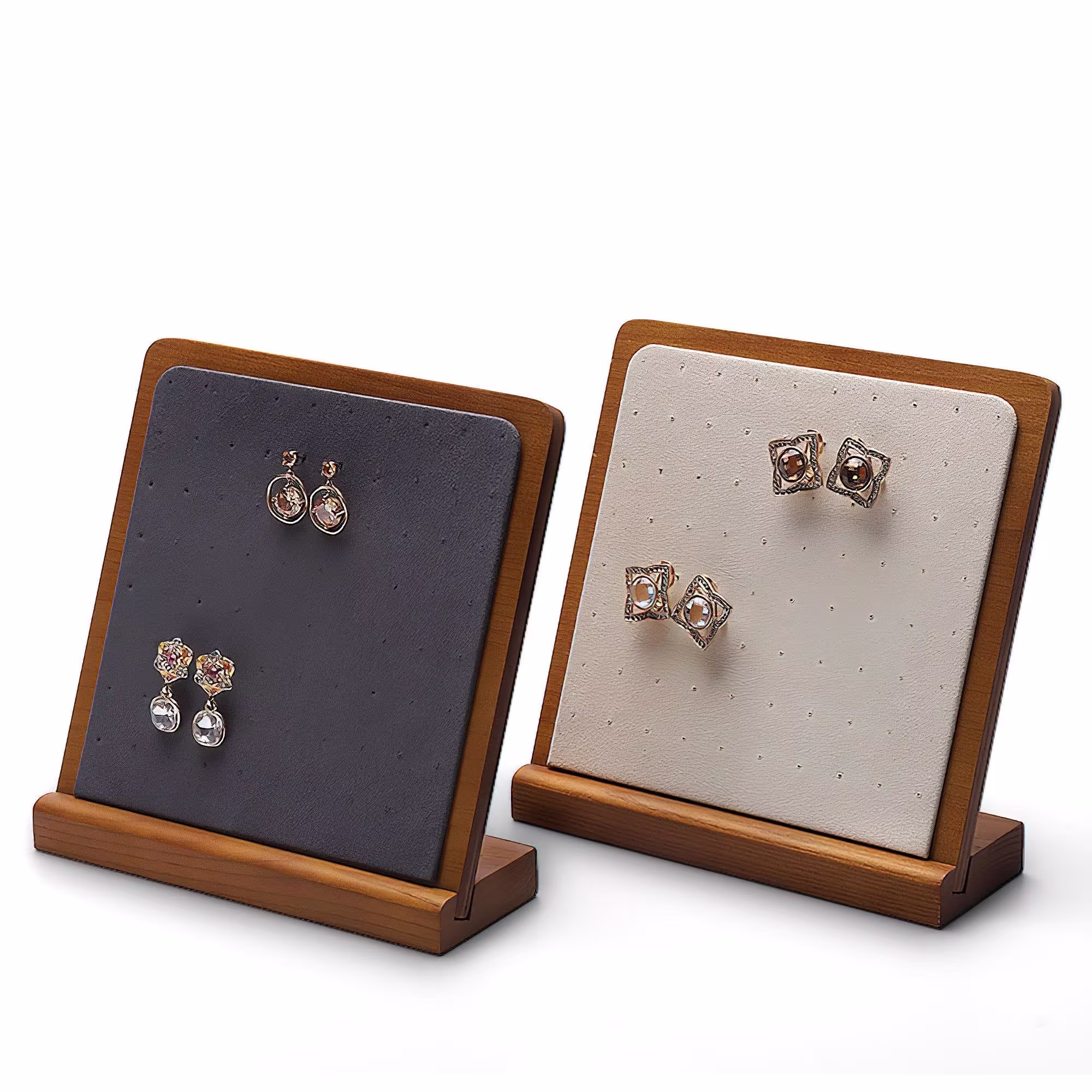 Earring Organizer, Crafted From Wood | Jewelry Display Earring Holder Organizer Showcase Your Earrings