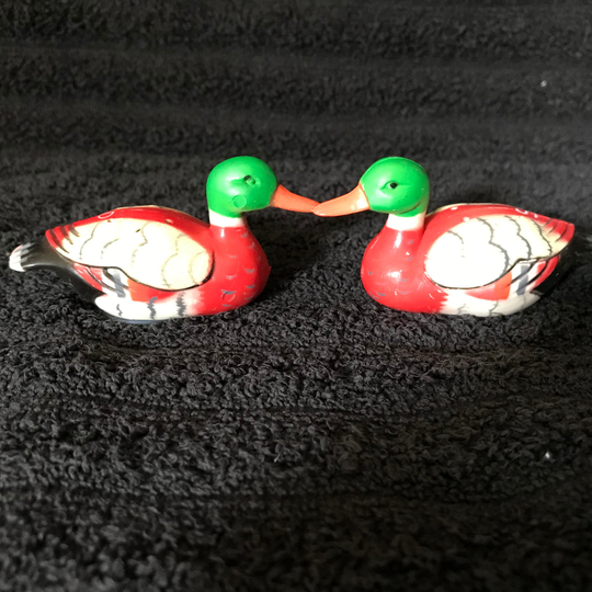 Vintage Decoy Duck Salt & Pepper Shakers New in Opened Box