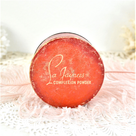 Vintage La Jaynees Complexion Powder Box Vanity Decor