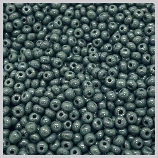 Seed Bead Csb6-53270 Preciosa Czech Beads 6/0 Olive Opaque - 20 Grams Diy