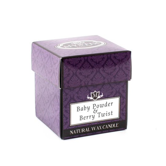 Mystix London | Baby Powder & Berry Twist Scented Candle - Small