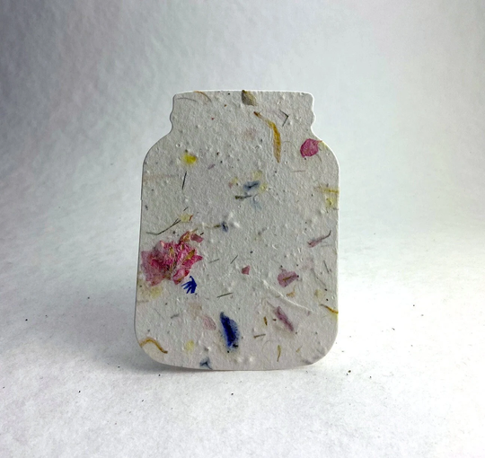 Seed Paper Jar Shapes | 3.5" X 4.875