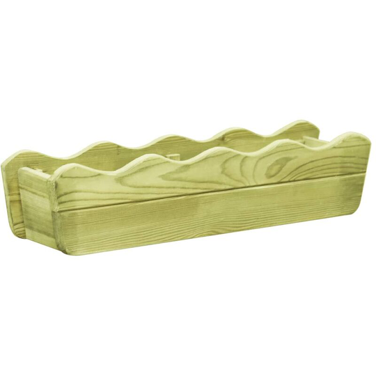 Garden Raised Bed 80x18x18 cm Impregnated Pinewood Vidaxl Brown