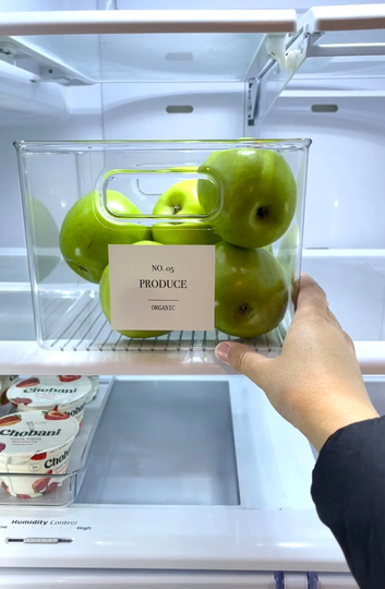 Modern Fridge Organization Labels - Home Personalization Available Refrigerator