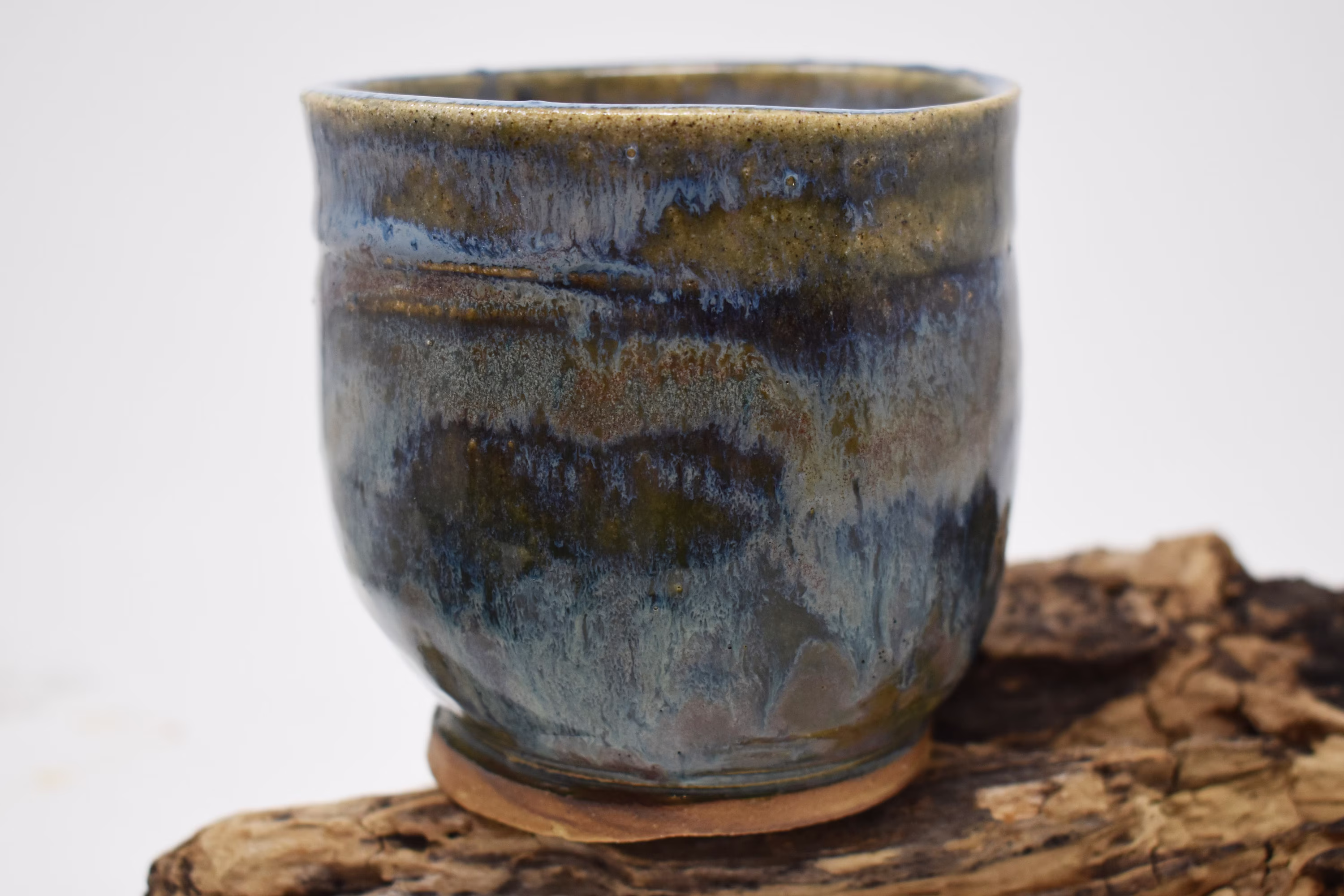 Rustic Blue Plant Pot