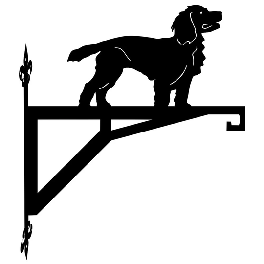 Working Cocker Spaniel Standing Modern Contemporary Hanging Bracket