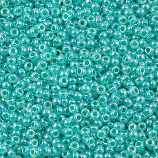 Miyuki Seed Beads 8/0 Aqua Green Ceylon, 0536