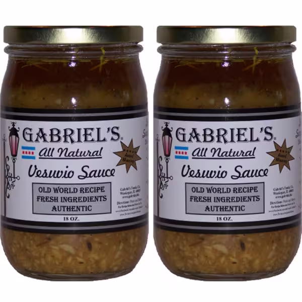 Vesuvio Sauce, Gabriel's Gourmet Garlic Simmering All Natural, Delicious Restaurant Quality