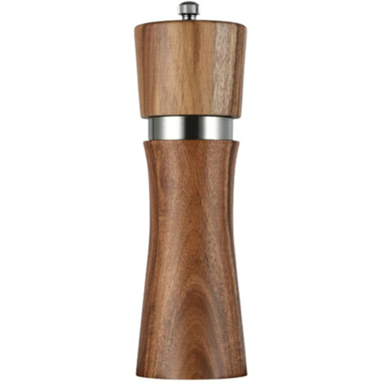 Fvbjd - Salt and Pepper Grinder Set - Wooden Salt and Pepper Shakers Set - Adjustable Coarseness Mill Grinders 6 inch color box packaging