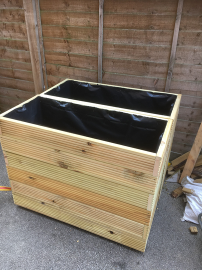 Garden Planter Decking Box