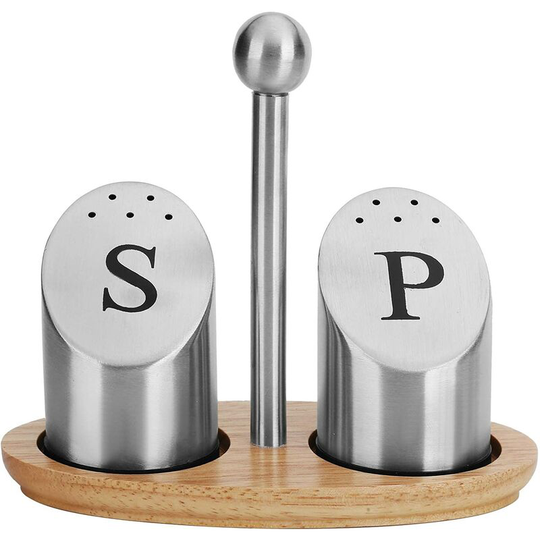 Condiment Container - Stainless Steel Condiment Container Spice Jar Seasoning Box Set Pepper Jar Kitchen Cooking Tool - Readcly