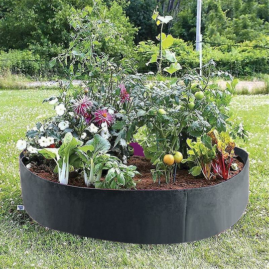 Vegetable Box Planting Bag Raised Plant Bed Garden Flower Planter Plants Nursery,Black