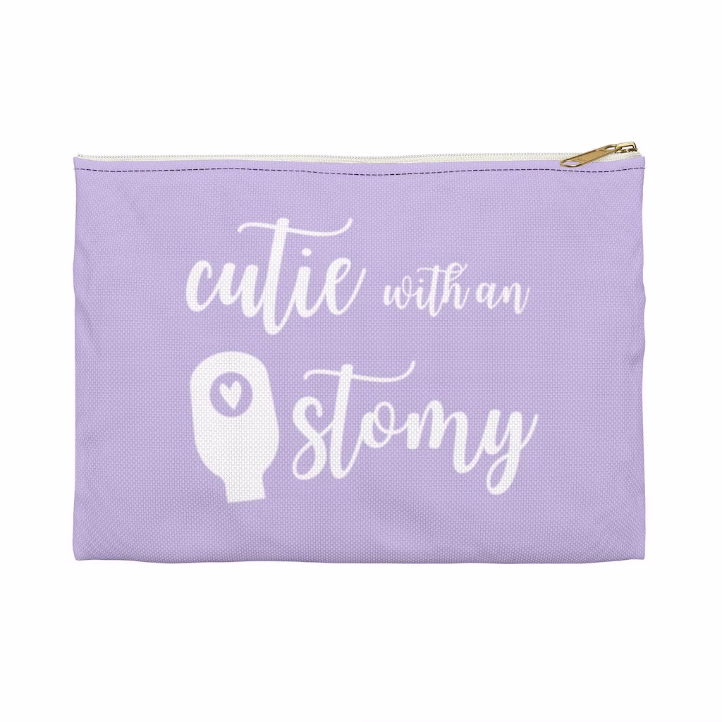 Cutie With An Ostomy Accessory Pouch | Awareness Gift, Spoonie Medicine Bag, Medical Travel Ileostomy Surgery, Crohn's Disease