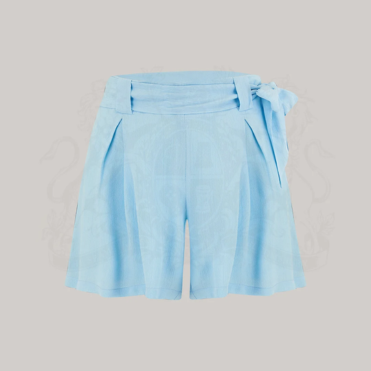 Emma Tap Shorts in Powder Blue By The Seamstress Of Bloomsbury | Authentic Vintage 1940's Style