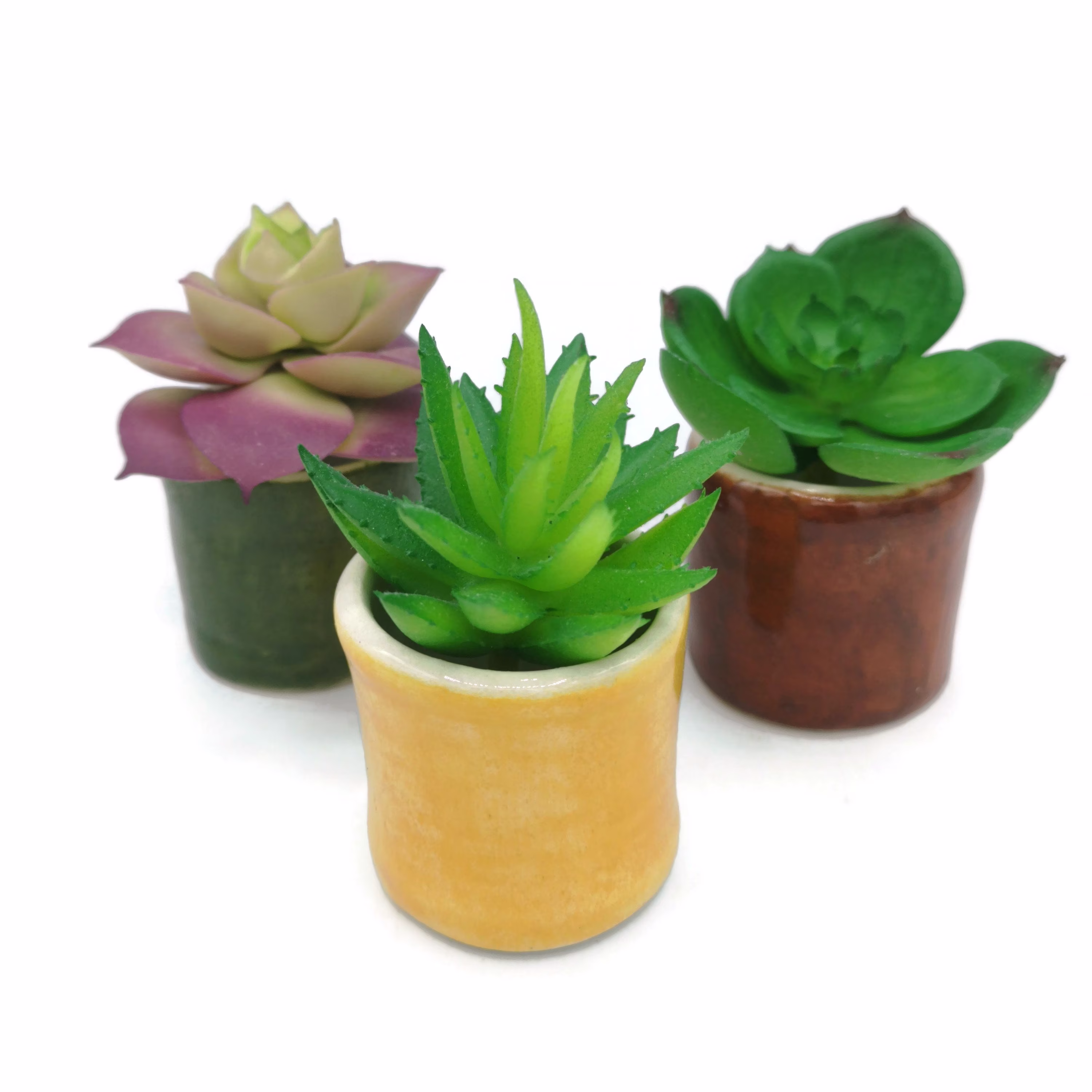 Small Succulent Pot Set, Plant Dad Gift, Handmade Ceramic Vase, Sister Birthday Gifts Ideas, Office Desk Accessories For Women, Best