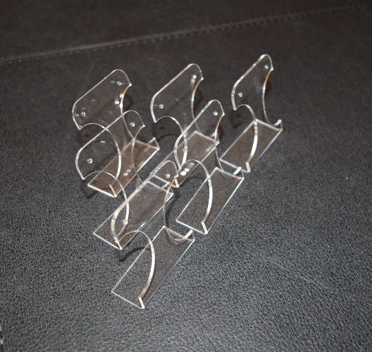 Acrylic Earring Stand, Holder Acrylic, Jewellery Display, Organizer, 2 Holes Pegboard, Clear Jewelry Display