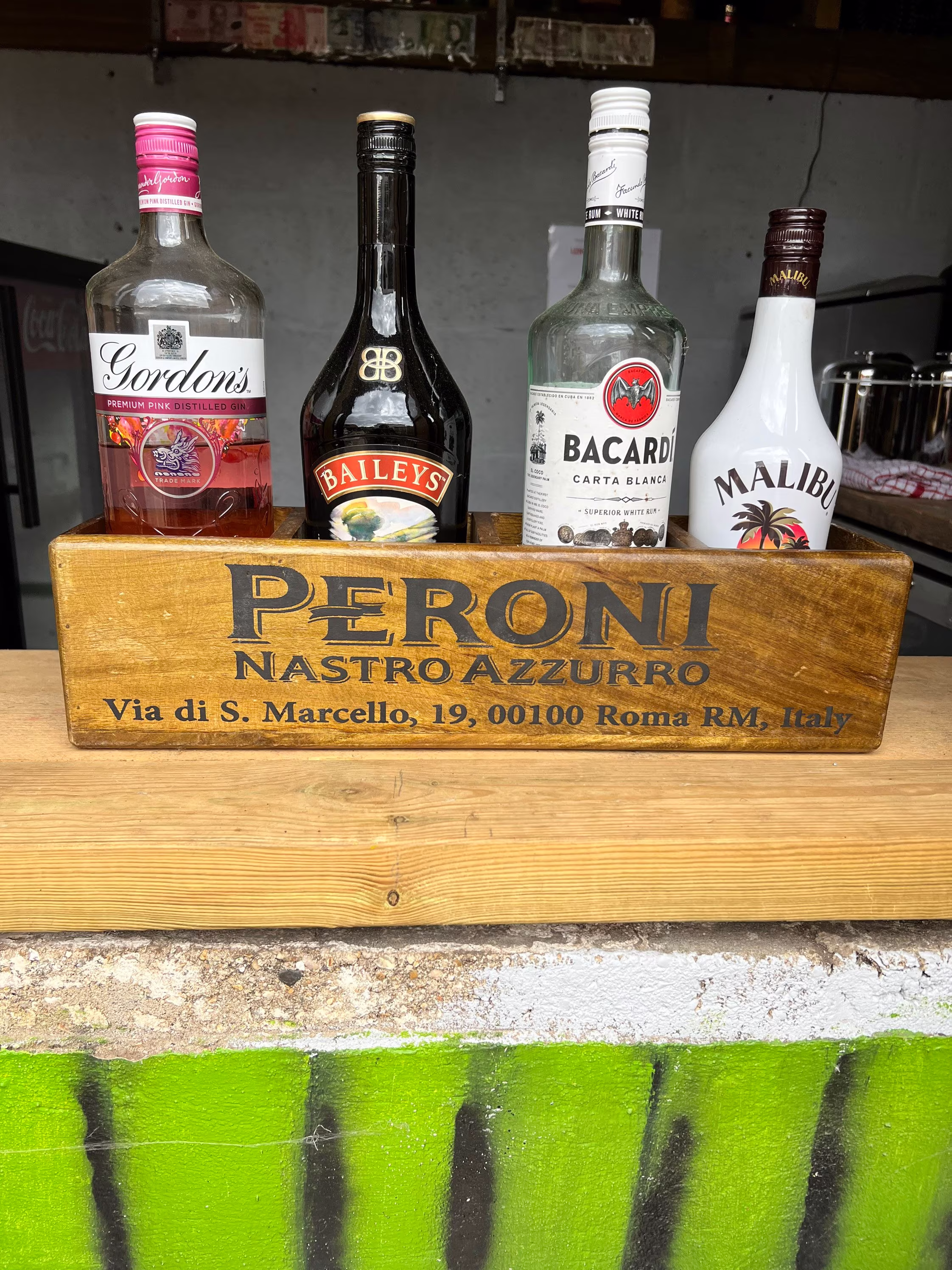 Peroni 4 Tier Rack Wooden Box/ Storage/ Man Cave/ Girl Kitchen/ Storage Basket/ Herb Gifts For Him/ For Her