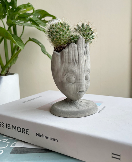 Concrete Baby Groot Planter, Cactus Pot, Succulent Pot, Housewarming Gift, Indoor Planter, Concrete Plant Pot, Groot Gifts