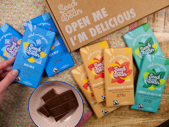 Organic Milk Chocolate Letterbox Gift Bundle