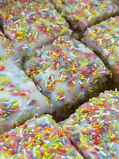 Sprinkle Cake, Old School Sponge Cake
