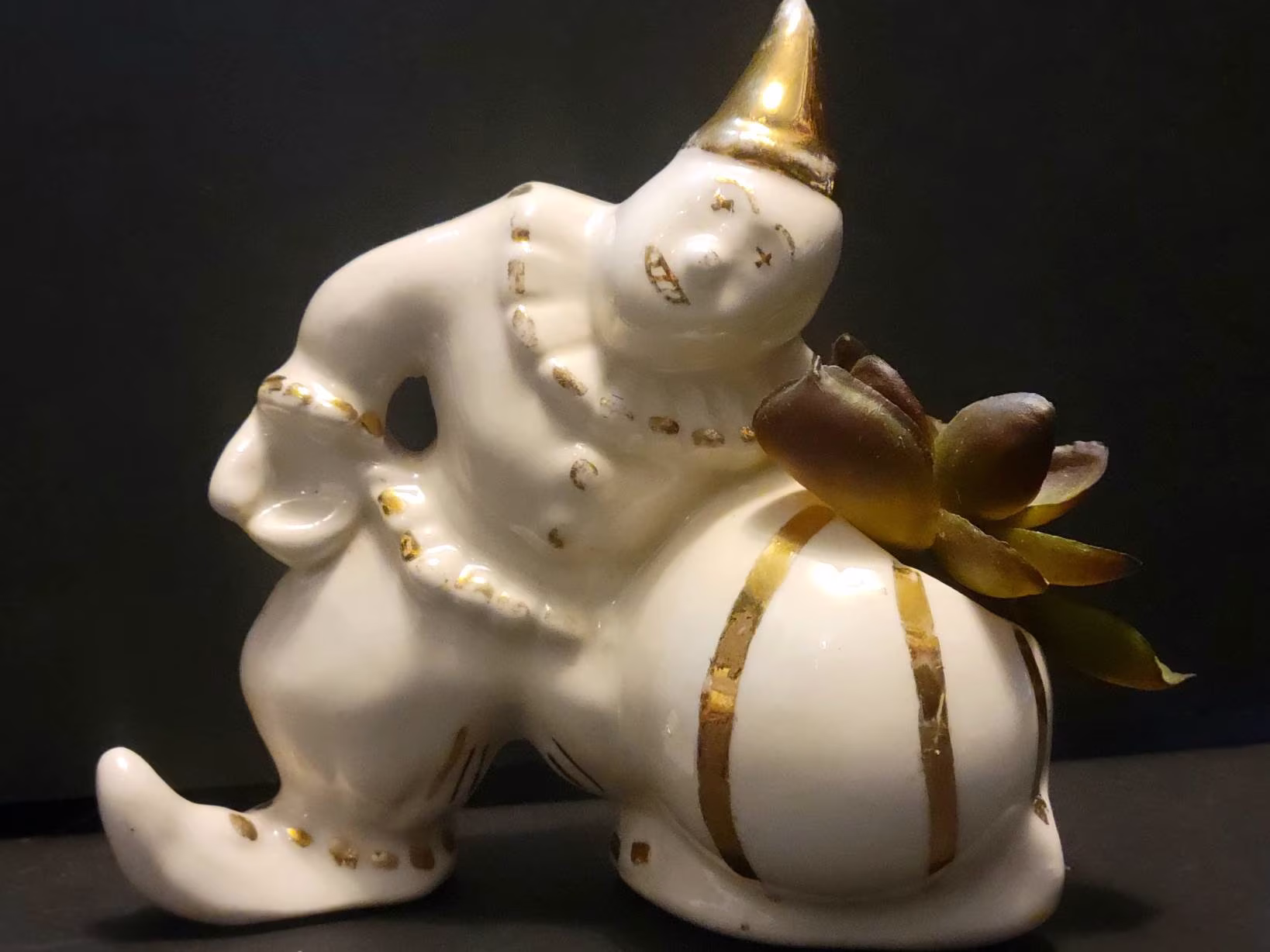 Vintage Clown Planter, Indoor Whimsical, Clown, Circus