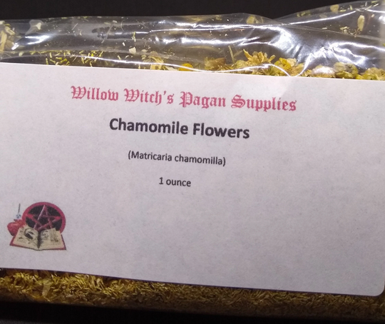 Chamomile Flowers 1 Ounce German Herb Hoodoo Voodoo Wicca Witchcraft Pagan